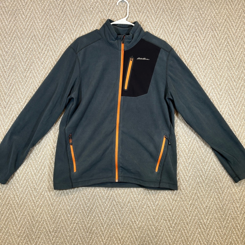 Eddie Bauer  Jacket Large Gray First Ascent Men's Cloud Layer Hiking Outdoors